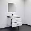 Тумба-умывальник Comforty Империя-80 00-00014817CF белая с графитовой столешницей c раковиной Comforty 78189 фото 3