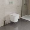 Унитаз подвесной D&K Quadro DT1516016 безободковый, 530x360x365мм белый фото 2