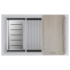 Мойка кухонная Paulmark Lumi-Multi Sink 74 Uni LU-MULTI 74-WH белый