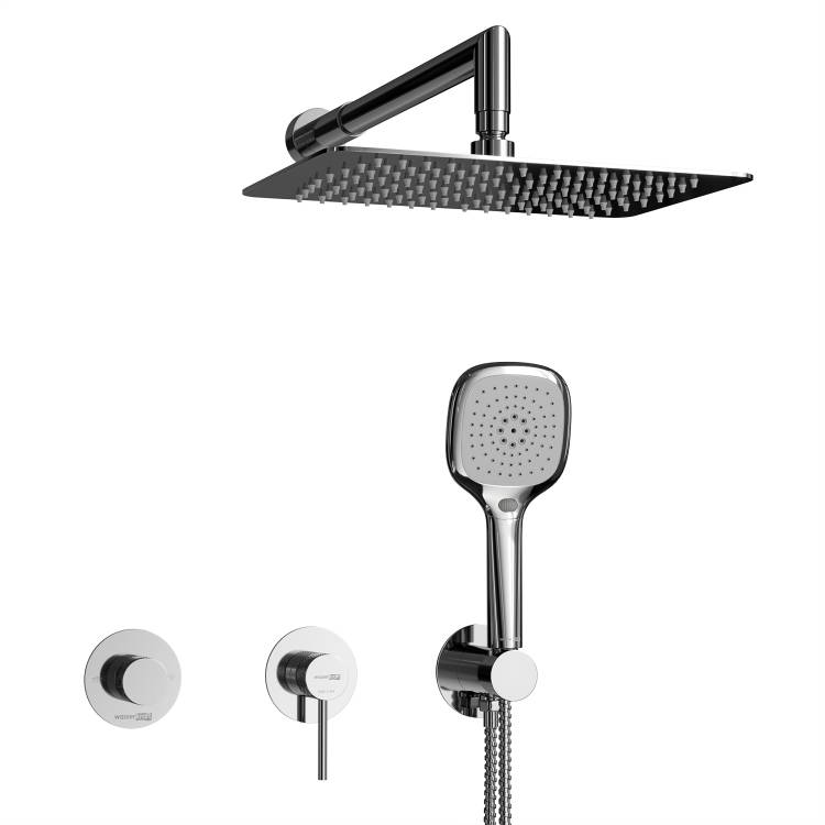 Душевой комплект Wasserkraft Rhein (Рейн) 9951.99DVR2.019.069.444.010.065 хром