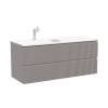 Тумба с раковиной Sancos Snob R левая, Doha Soft, 120x52