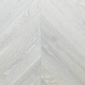 Двухслойная инженерная доска Wood Bee Chevron Дуб Неве 510x92x12