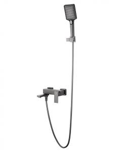 Смеситель для ванны Wonzon & Woghand WW-88639016-BGM с душем, темный графит