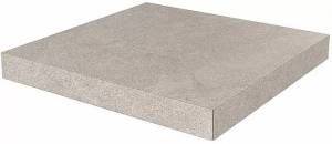 Ступень Kerama Marazzi Про Стоун DD600320R\GCA угловая клееная серый светлый 33x33