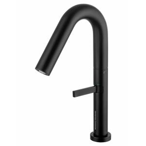 Смеситель для раковины Wonzon & Woghand WW-6068-MB высокий, черный