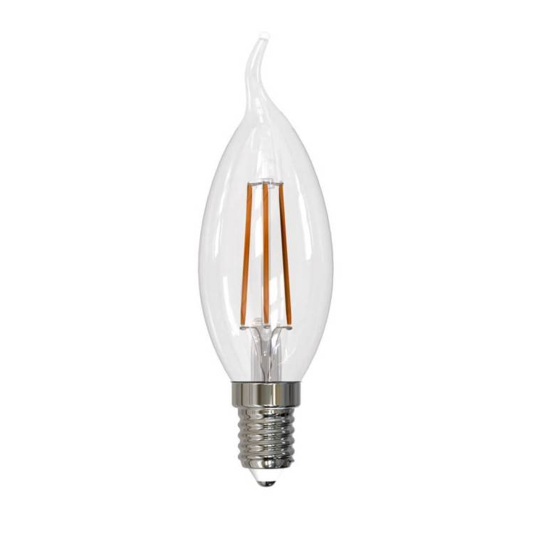 Лампа светодиодная филаментная Uniel LED-CW35-11W/4000K/E14/CL PLS02WH