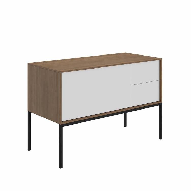 Тумба для комплекта Kerama Marazzi Atollo 110 белая матовая, с 3 ящиками