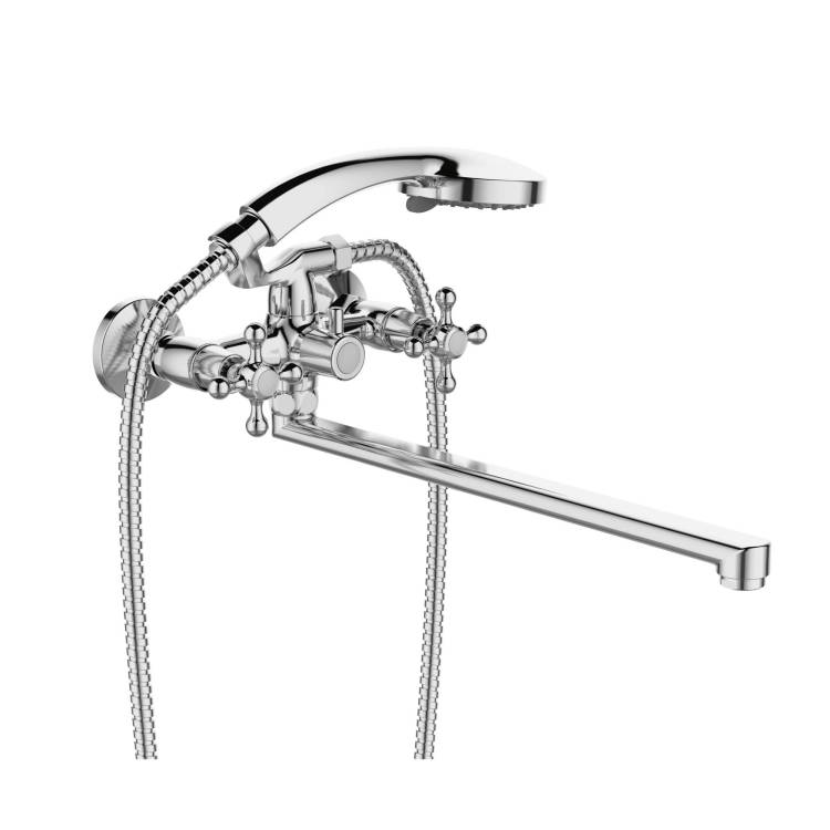 Смеситель универсальный Avrora Vesta AV2130 с поворотным изливом, хром