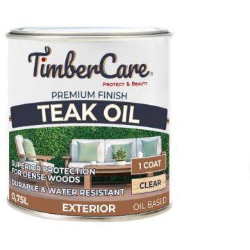 Натуральное тиковое масло TimberCare Teak Oil Прозрачный 0.75 л