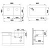 Мойка кухонная Blanco Subline 480/320-U 523588 белый фото 4