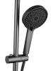 Душевая стойка Wonzon & Woghand WW-88739903-BGM с термостатом, темный графит фото 6