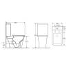 Унитаз-компакт Cerutti Spa Nivolet 8457 безободковый, с микролифтом фото 8