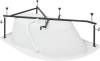 Каркас сварной для акриловой ванны Aquanet Graciosa 150x90 L/R