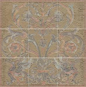 Панно Kerama Marazzi Виченца HGD/B99/9x/17000 золото (из 9 частей 15x15) 45x45