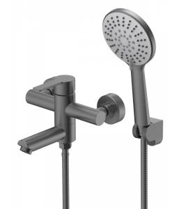 Смеситель для ванны с душем Agger Easy A3121255 оружейная сталь