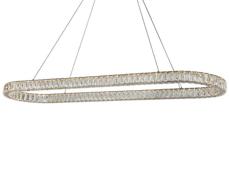 Подвесная светодиодная люстра Newport Krista 8580/140 C oval chrome