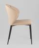 Стул Stool Group Deia DC1151P S301-85 bl.l кремовый черные ножки, экокожа фото 4