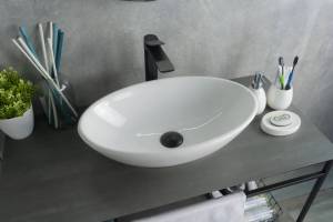 Раковина Gid Lago N9021 51109 белая, 52x32x14