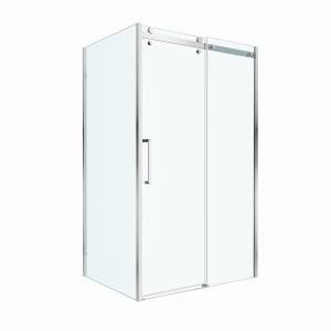 Душевой уголок BelBagno MARINO-2-AH-1-120/100-C-Cr профиль хром, стекло прозрачное, 120x100x195