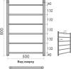 Полотенцесушитель водяной Indigo Line LLW80-50GDK3 фото 3
