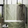 Шторка на ванну MaybahGlass MGV-919-6 99x140, поворотная, стекло графит матовый 6 мм, профиль черный фото 3