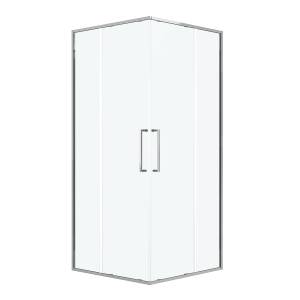 Душевая перегородка Niagara Nova NG-6636-100 профиль хром, стекло прозрачное, 100x100x195