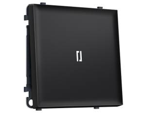 Комплект механизма 1-клавишного выключателя Ambrella Volt Sigma MS802055 черный матовый