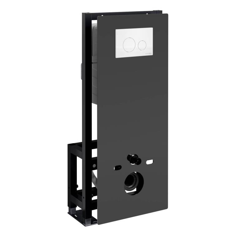 Система инсталляции для унитазов Wasserkraft Glan 66TLT.010.ME.BL.WH02 клавиша белый
