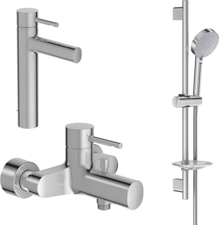 Душевой комплект Jacob Delafon Cuff E37303-CP + E45532-CP + E99898RU-CP