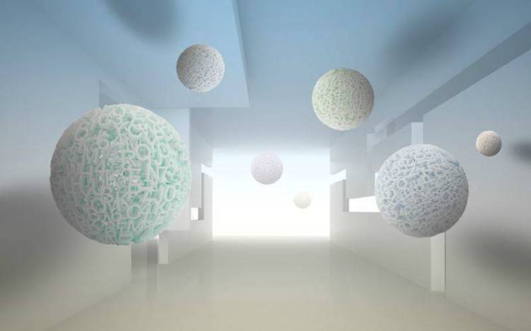 3D Фотообои Artegrafico «Сферическая абстракция» ABS-022 акварель