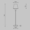 Торшер Maytoni Lira MOD483FL-01BS фото 6
