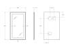 Зеркало BelBagno SPC-KRAFT-500-900-SENS-NERO с подсветкой и сенсорным выключателем, 90x50 фото 8