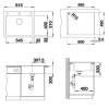 Мойка кухонная Blanco Naya 6 519641 белый фото 5