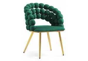 Стул Woodville Ball 15763 green/gold