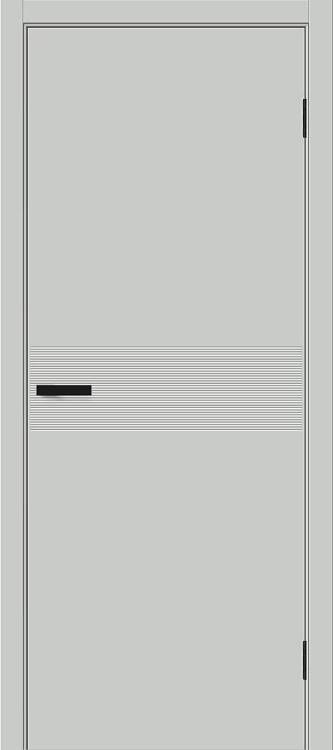 Межкомнатная дверь Bravo Граффити-23.Д полотно Grey Pro 900x2000