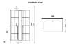 Душевая кабина Niagara Standart ST120/80/15QL/KL/BKT 1200х800х2150, профиль черный матовый, левая, 3 места фото 10