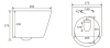 Комплект Grohe GRH745001480 Инсталляция для унитаза Grohe Rapid SL + Унитаз подвесной beWash Aldo безободковый, с сиденьем микролифт, белый глянец фото 5