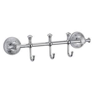 Планка с крючками (3 крючка) Savol 58а S-005873А хром