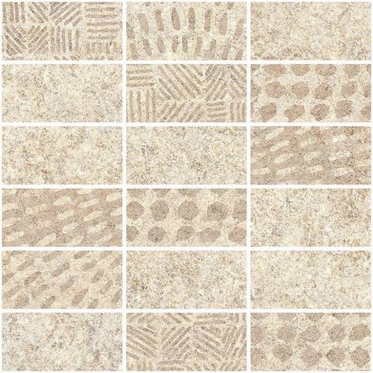 Мозаика Vitra Stone-X K9498888R001VTE0 Кремовый Матовый (5x10) 30x30