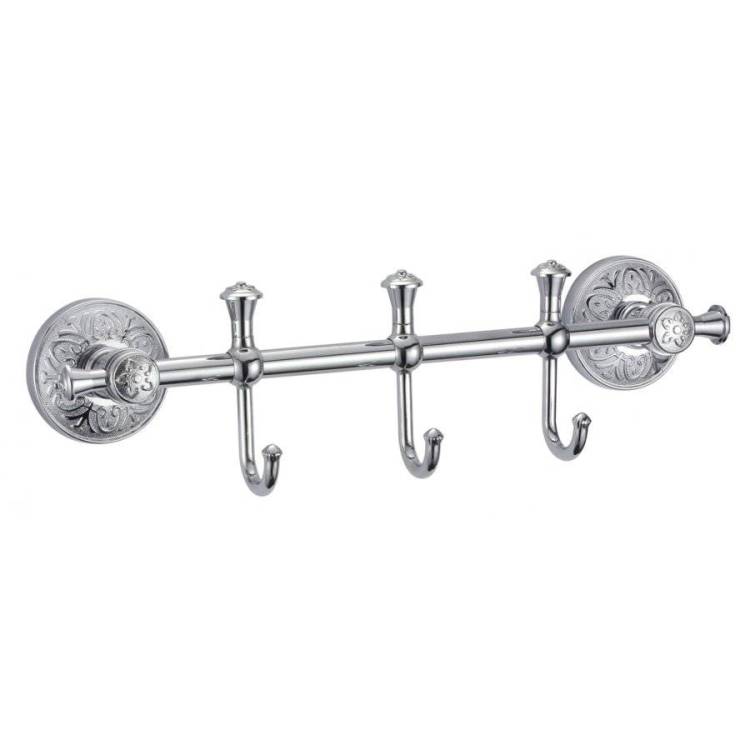 Планка с крючками (3 крючка) Savol 58а S-005873А хром