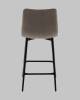 Стул полубарный Stool Group Одди Diamond AV 443PB-Cst-9005(PP) темно-серый, велюр фото 5