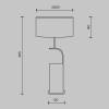 Настольный светильник Maytoni Glamping MOD437TL-02B фото 8