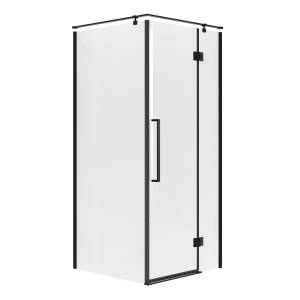 Душевой уголок Niagara Nova NG-6831-34BLACK профиль черный матовый, стекло прозрачное, 90x90x195
