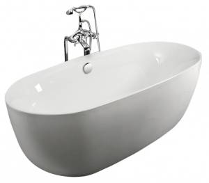 Акриловая ванна Esbano Rome ESVAROME белая 170x80x58