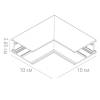 Коннектор L-образный внутренний Arte Lamp Linea-Accessories A480833 фото 2