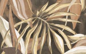 3D Фотообои Artegrafico «Композиция из тропических листьев в бежевых тонах» AVG-014 канвас