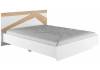 Кровать Woodville Теодора 587590 белый/крафт золотой 160x200