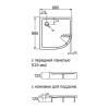 Поддон для душа Agger A01-100TCR/T с сифоном 100х100х12,5 фото 7