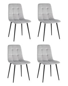 Набор из 4 стульев Stool Group Одди AV 406N-Cs-08 X4 светло-серый