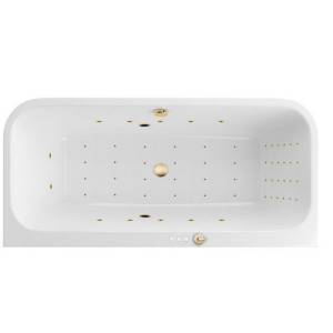 Акриловая ванна Excellent Arana 180x85 WAEX.ARA18.NANO.GL с гидро и аэромассажем, 